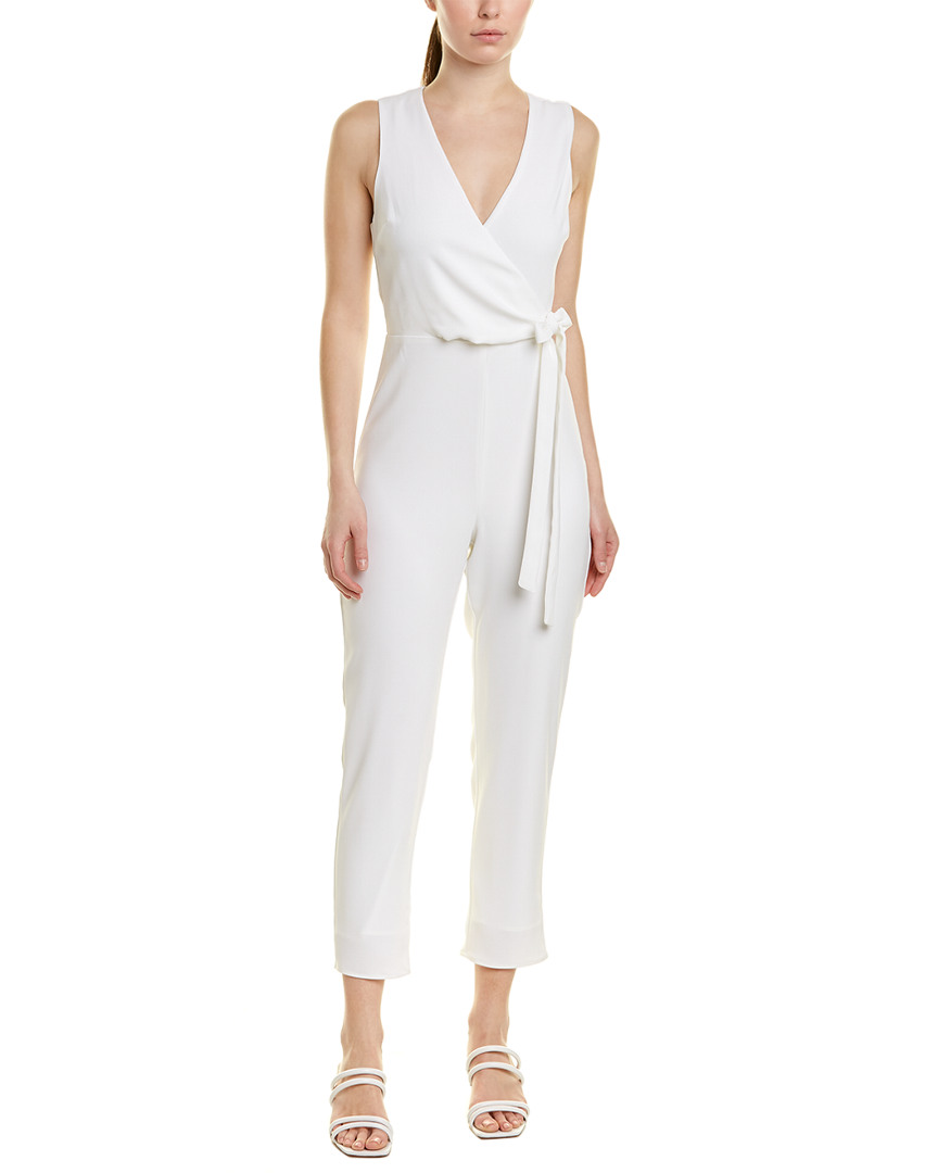 Image of Lavender Brown Tie Waist Jumpsuit