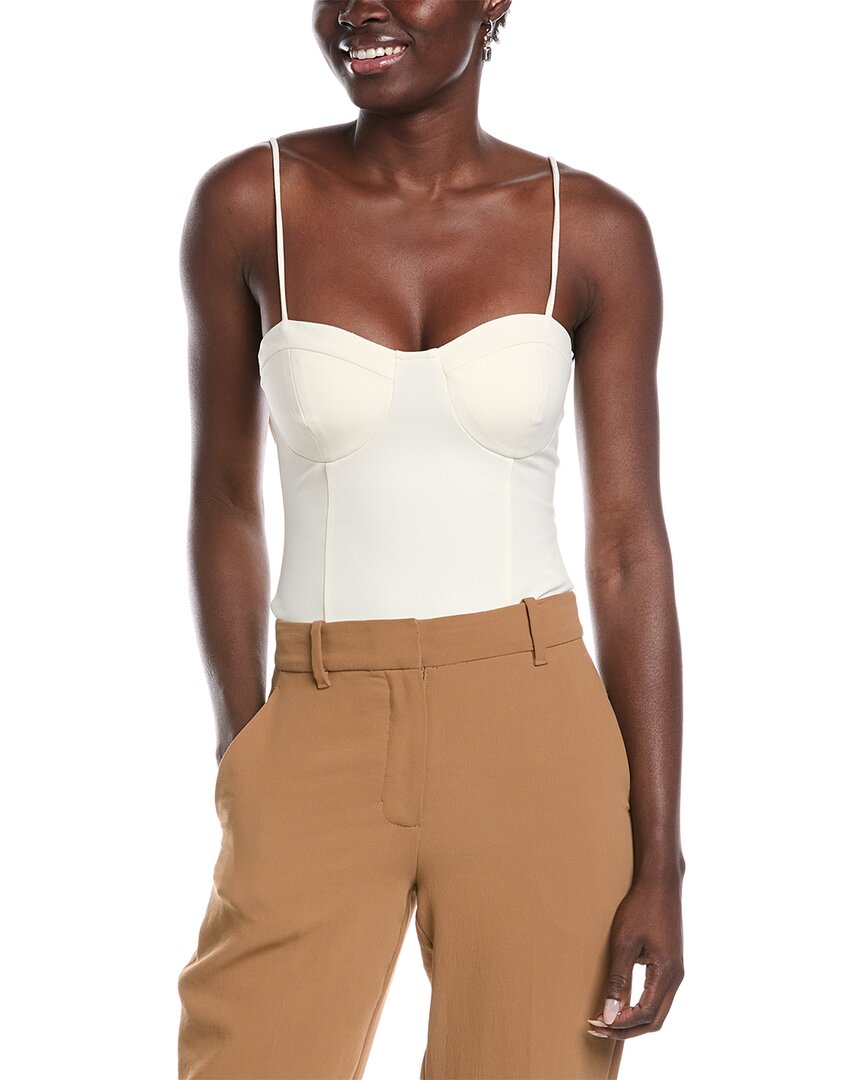 Sadie & Sage Evening Cocktail Bodysuit In White