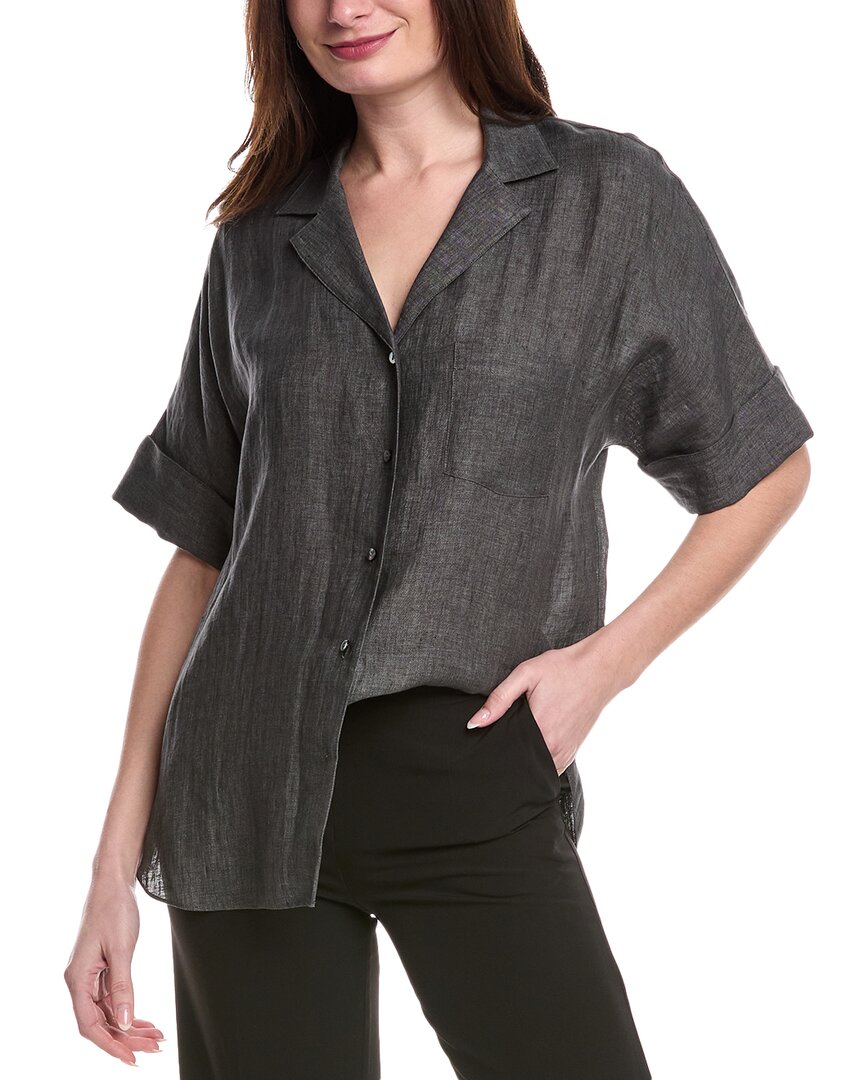 Theory Blouse In Grey