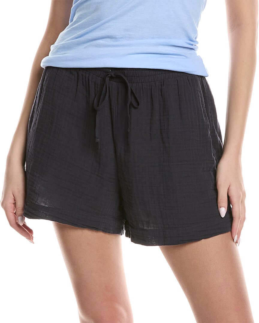 Velvet By Graham & Spencer Gauze Short In Black