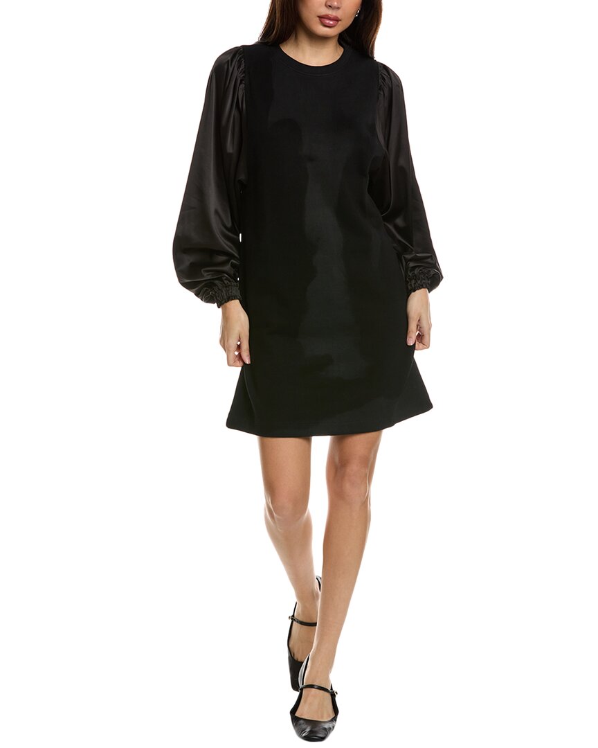 Grey State Mini Dress In Black
