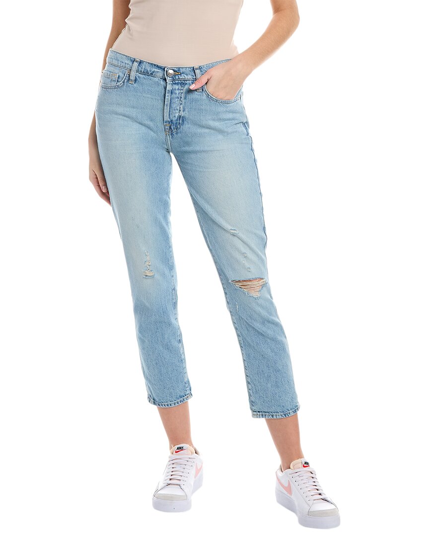 7 FOR ALL MANKIND 7 FOR ALL MANKIND JOSEFINA GLORY BLUE FEMININE BOYFRIEND JEAN