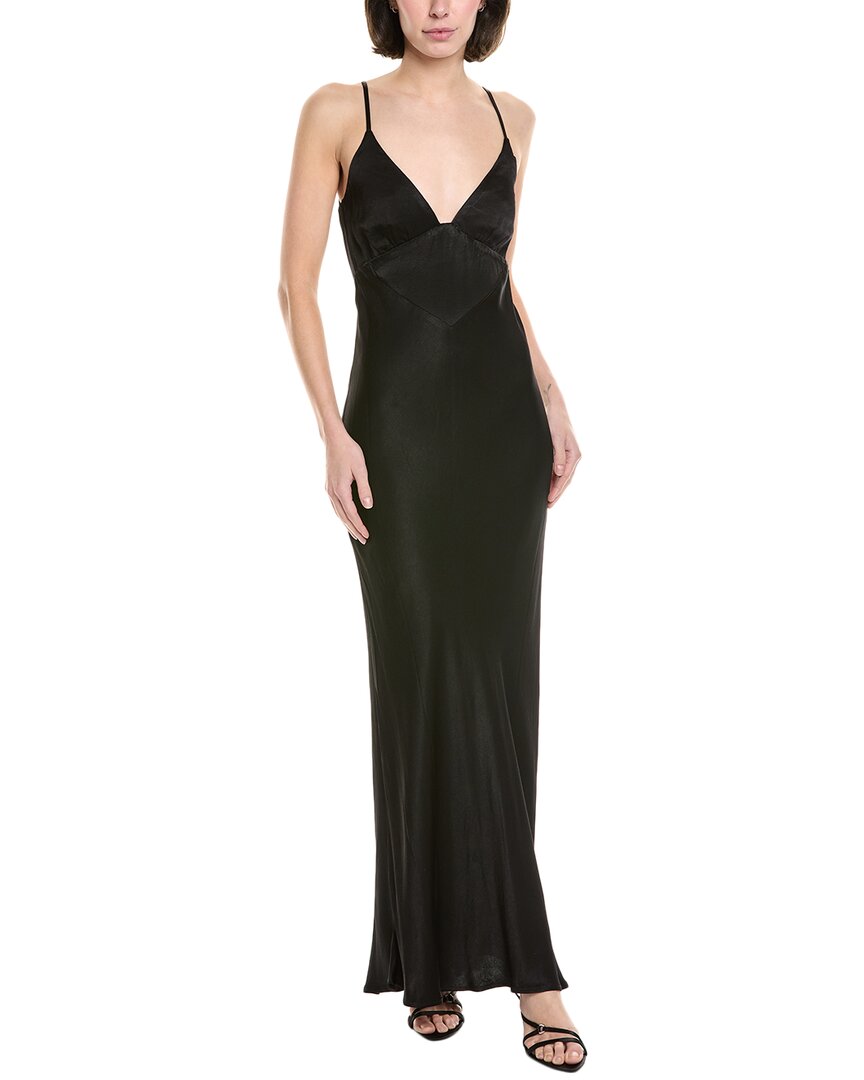 Bardot Capri Slip Dress In Black