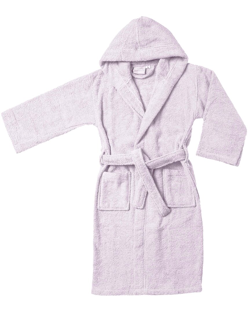 Superior Ultra-soft Terry Lightweight Kids Unisex Hooded Bathrobe