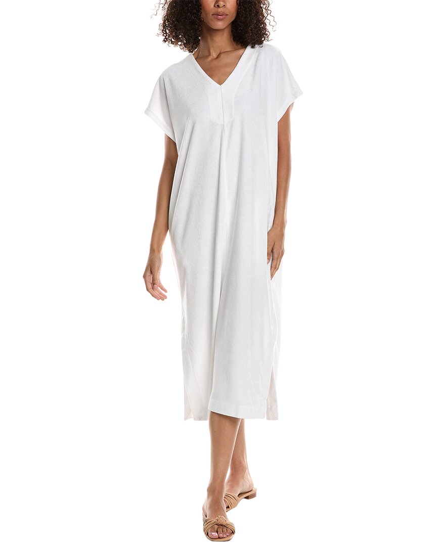 Barefoot Dreams Cozyterry Caftan In White
