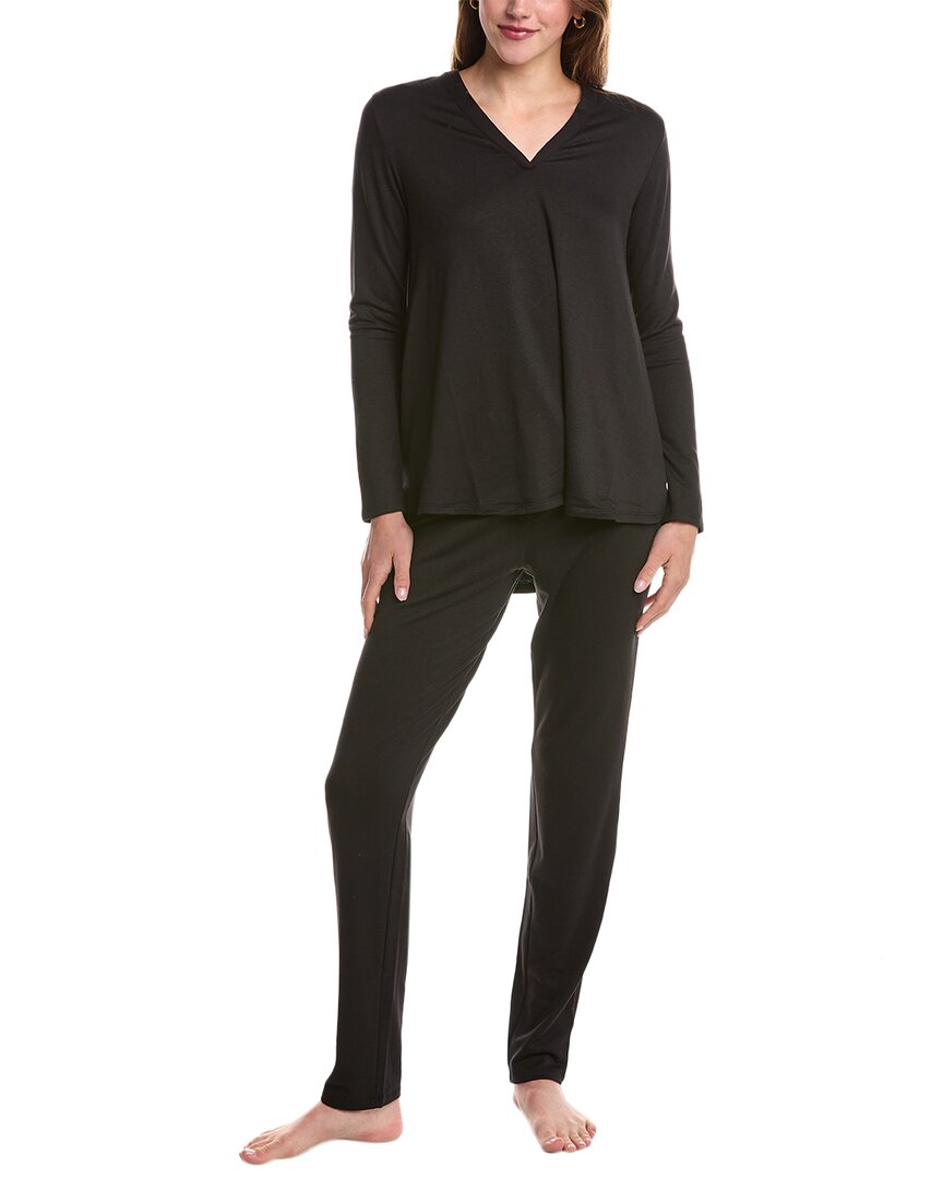 Natori 2pc Pajama Set In Black