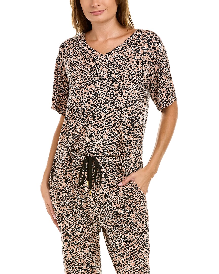 Shop Donna Karan Sleepwear 3/4-sleeve Sleep Top