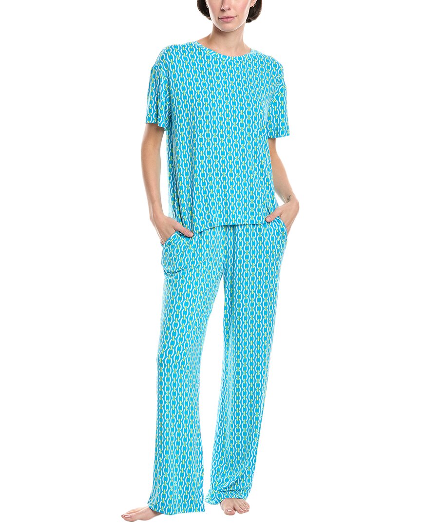 Sanctuary 2pc Shirt & Pant Set In Blue