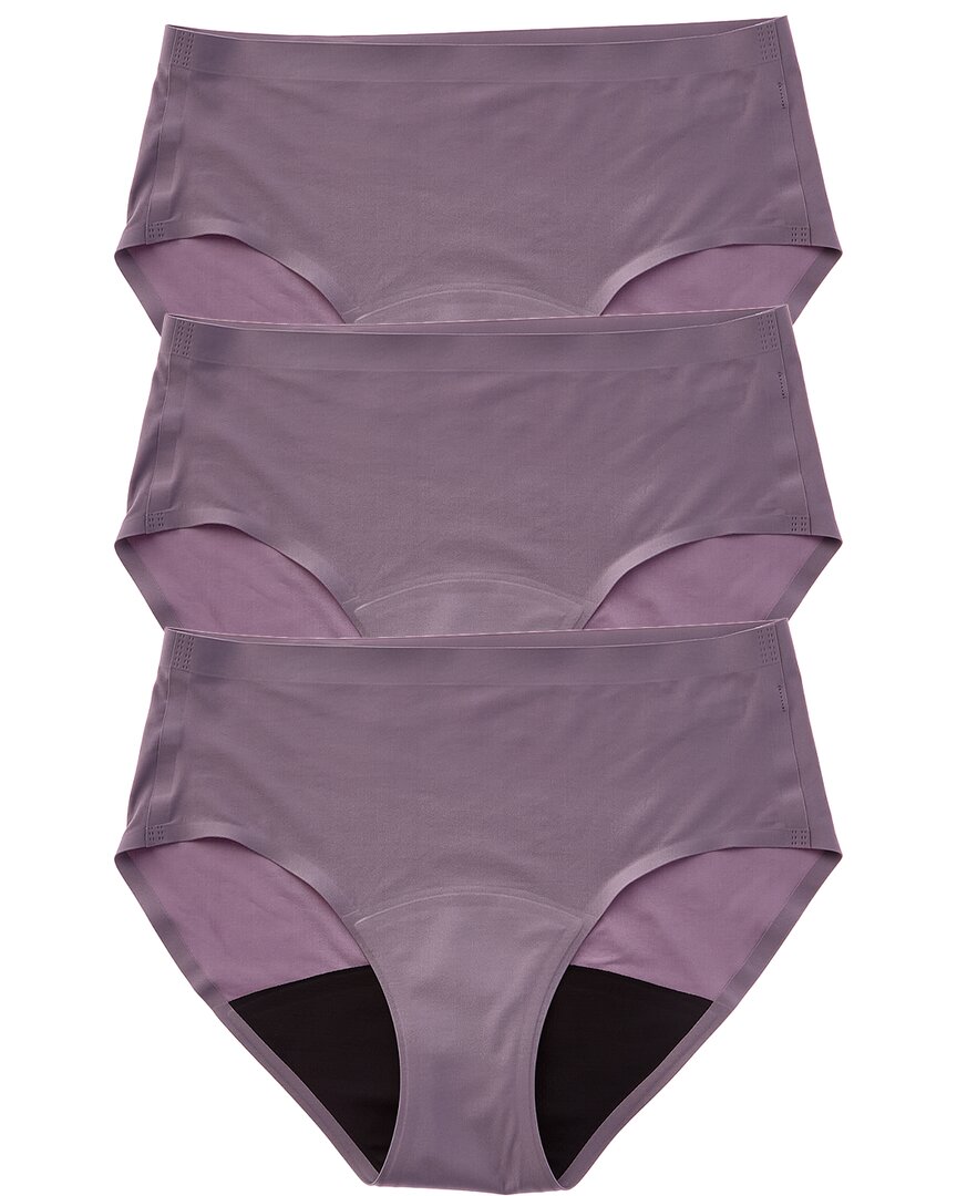 Le Mystere 2pk Smooth Shape Leak Resistant Hipster In Purple