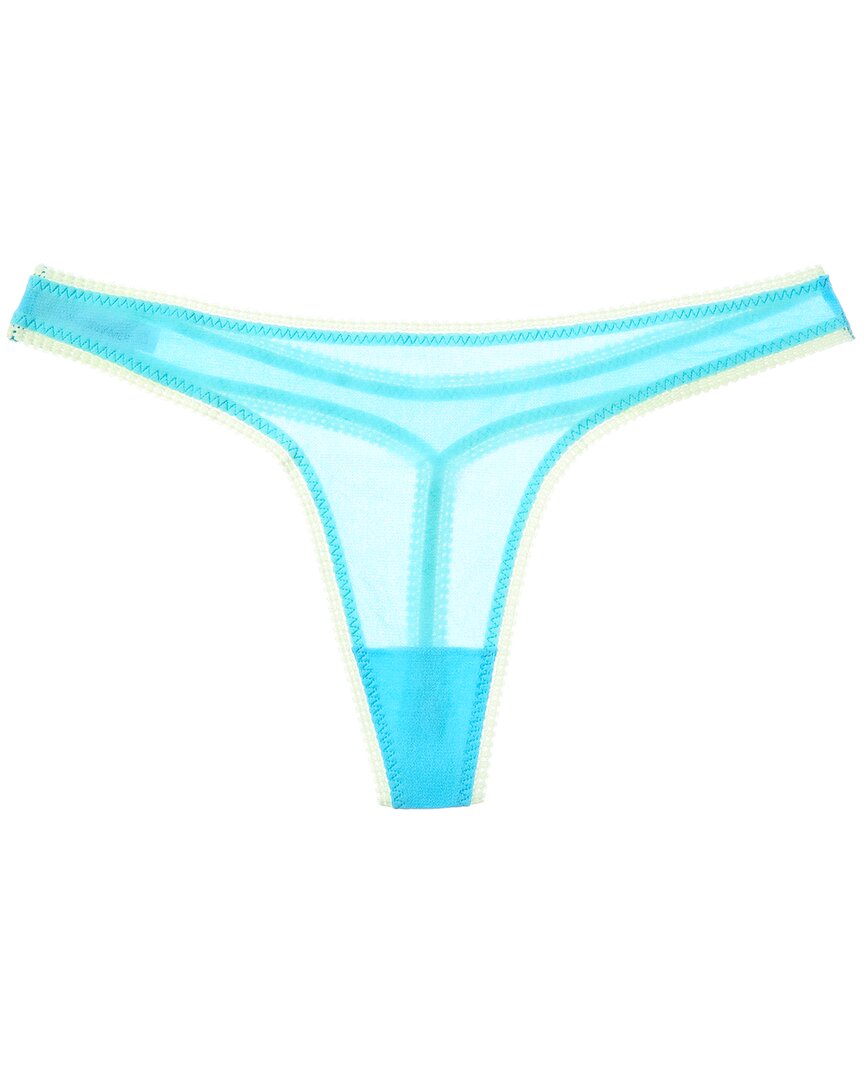 On Gossamer Ongossamer Hip-g Thong In Blue