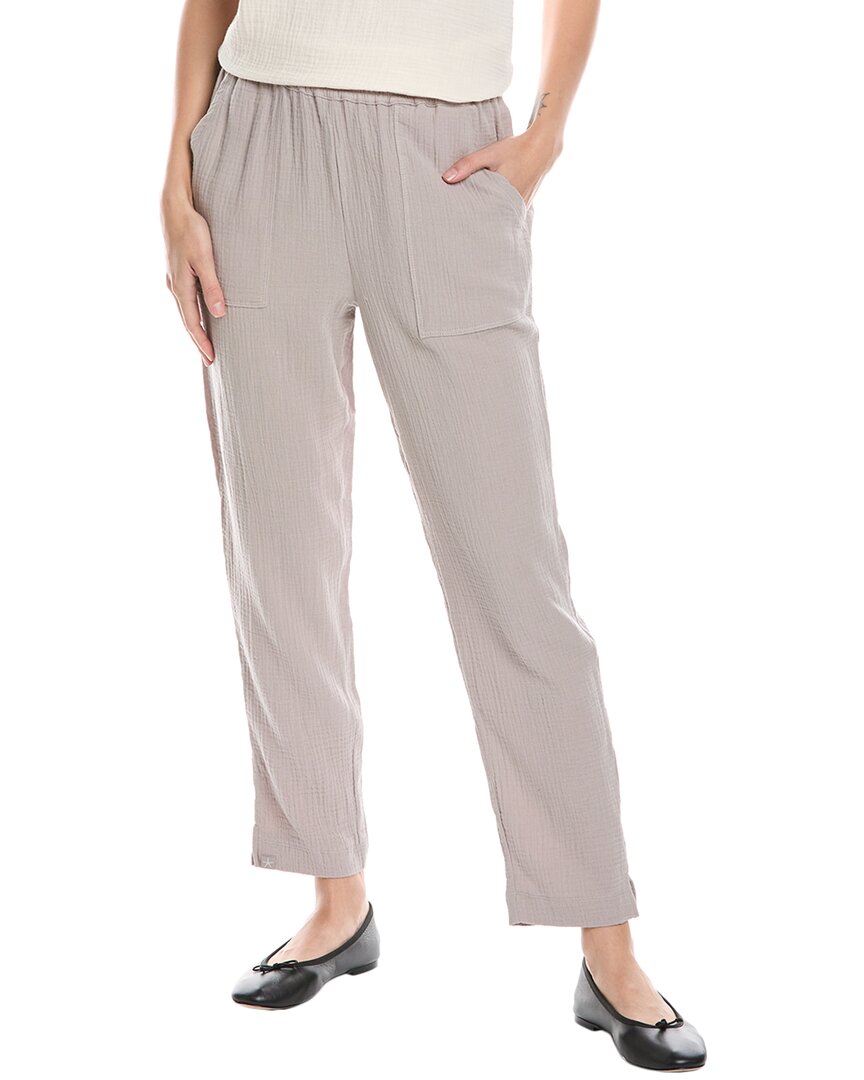 Barefoot Dreams Malibu Collection Sun Soaked Cropped Pant In Grey