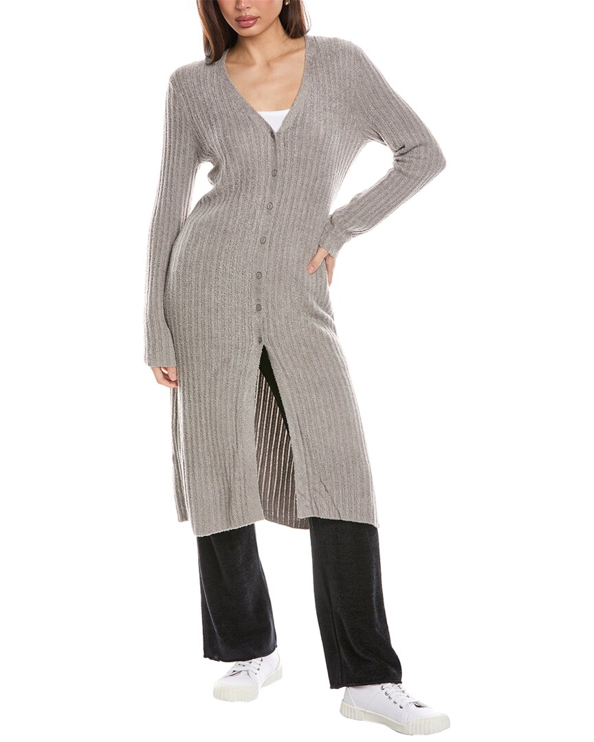 BAREFOOT DREAMS BAREFOOT DREAMS COZYCHIC LITE POINTELLE LONG CARDIGAN 