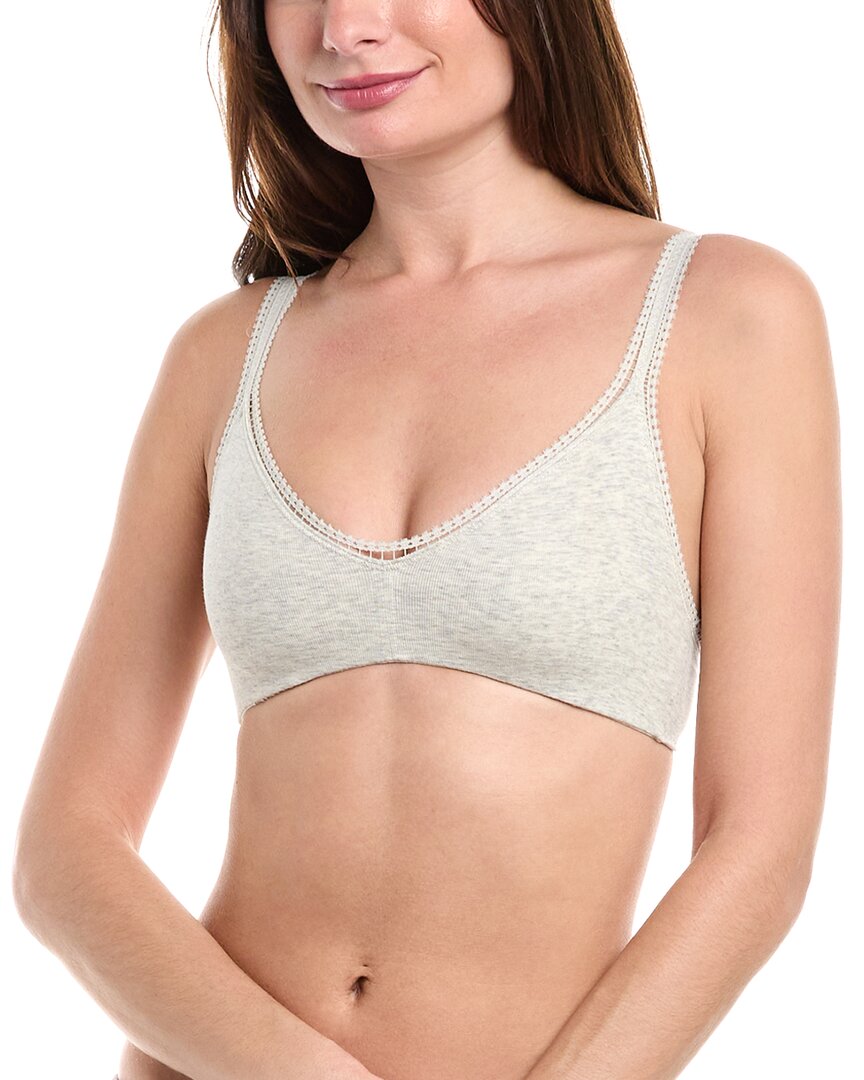 On Gossamer Women's Cabana Cotton Bralette In Black