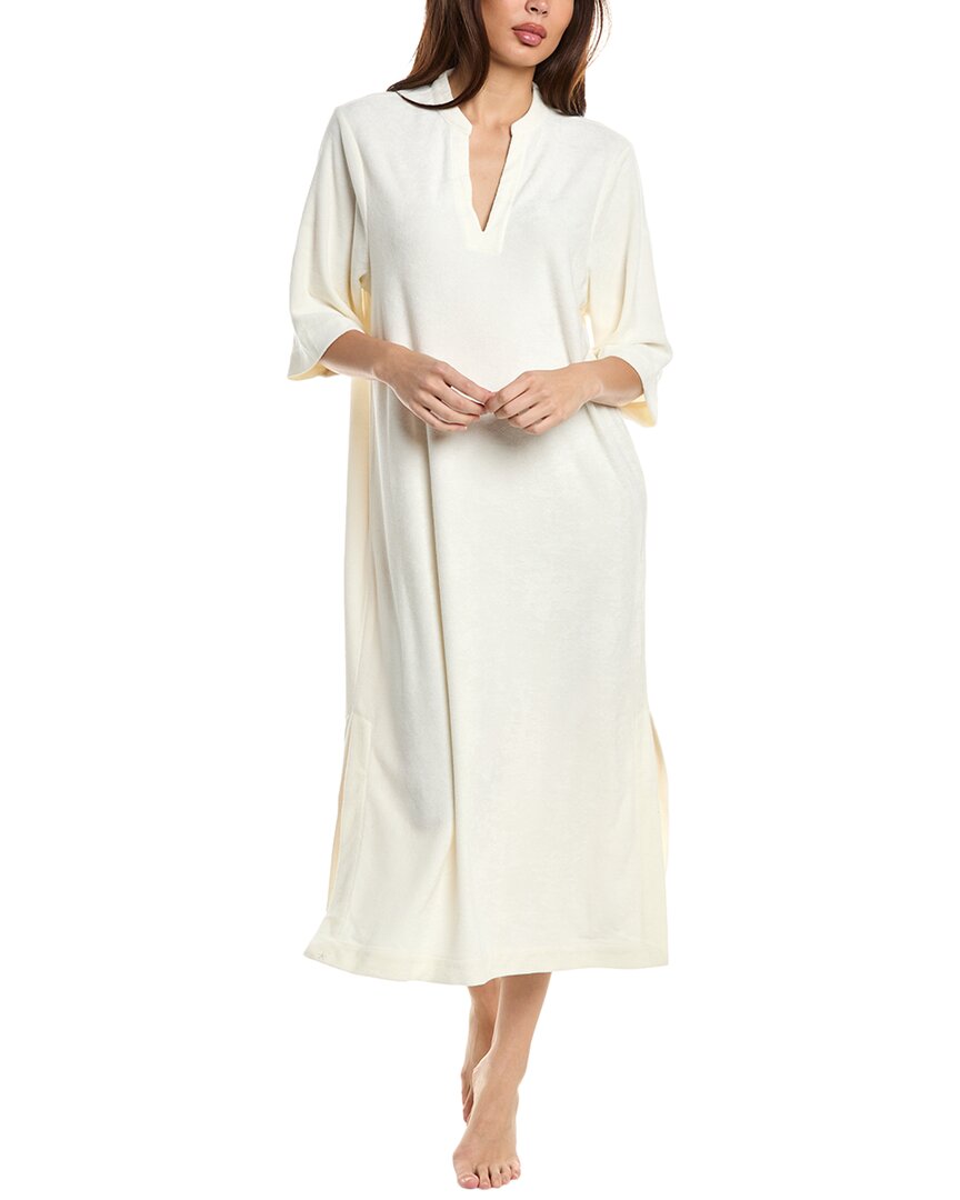 Barefoot Dreams Cozyterry Caftan In White