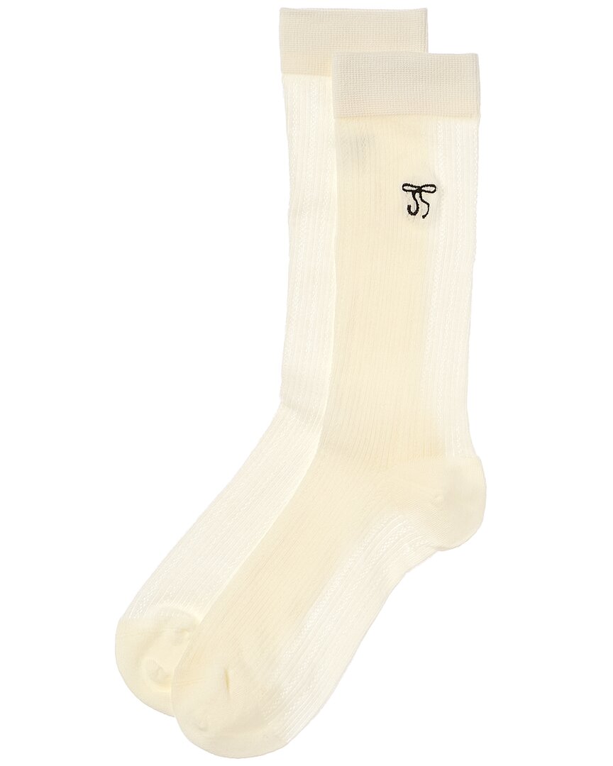 Носки с мягким бантом из ткани Jungle Kate на высоком каблуке, женские белые носки Os