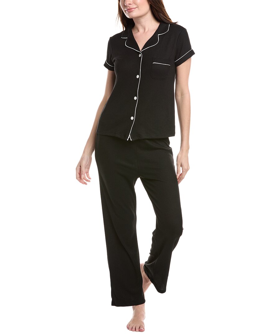 Tart 2pc Ginnie Pajama Pant Set In Black