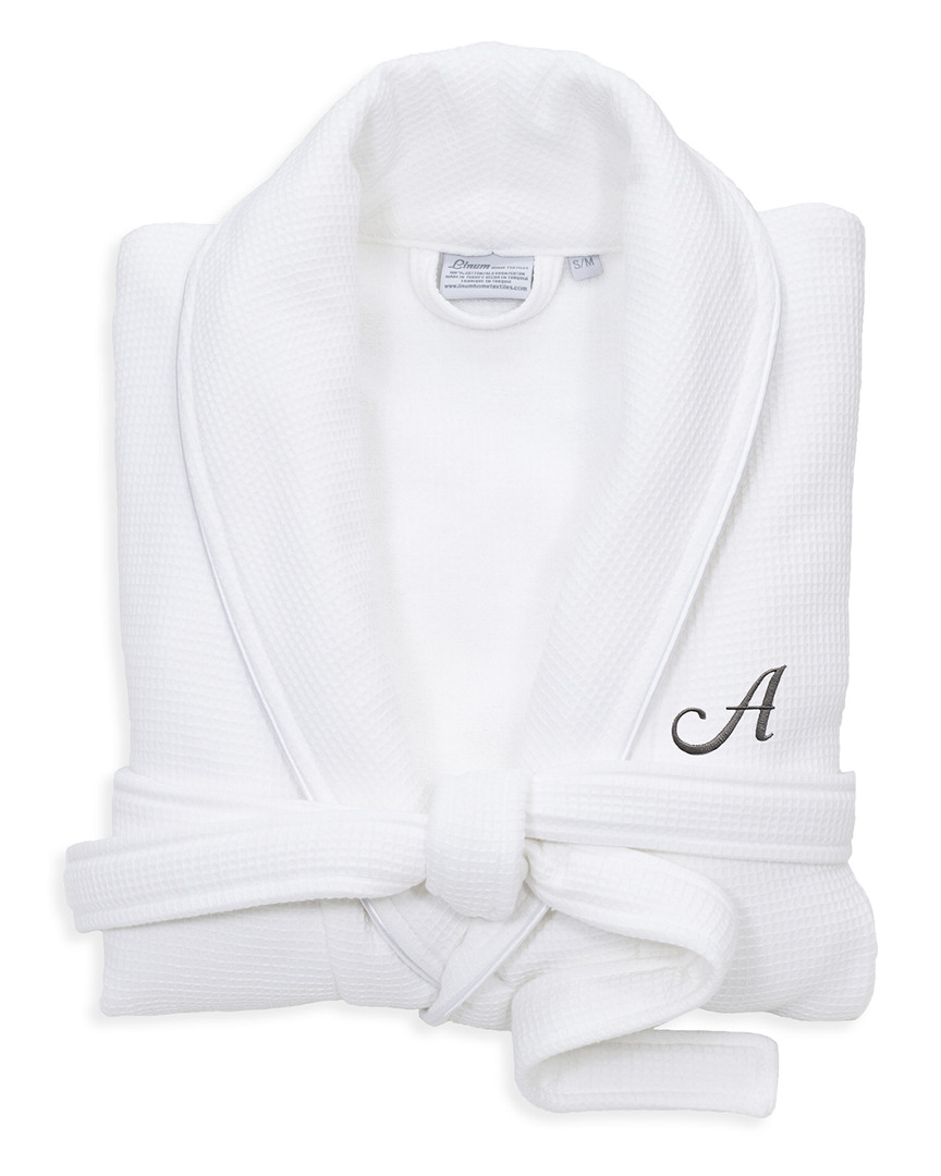 Shop Linum Home Textiles Monogrammed Waffle Large/x-large Terry Bathrobe, (a-z)