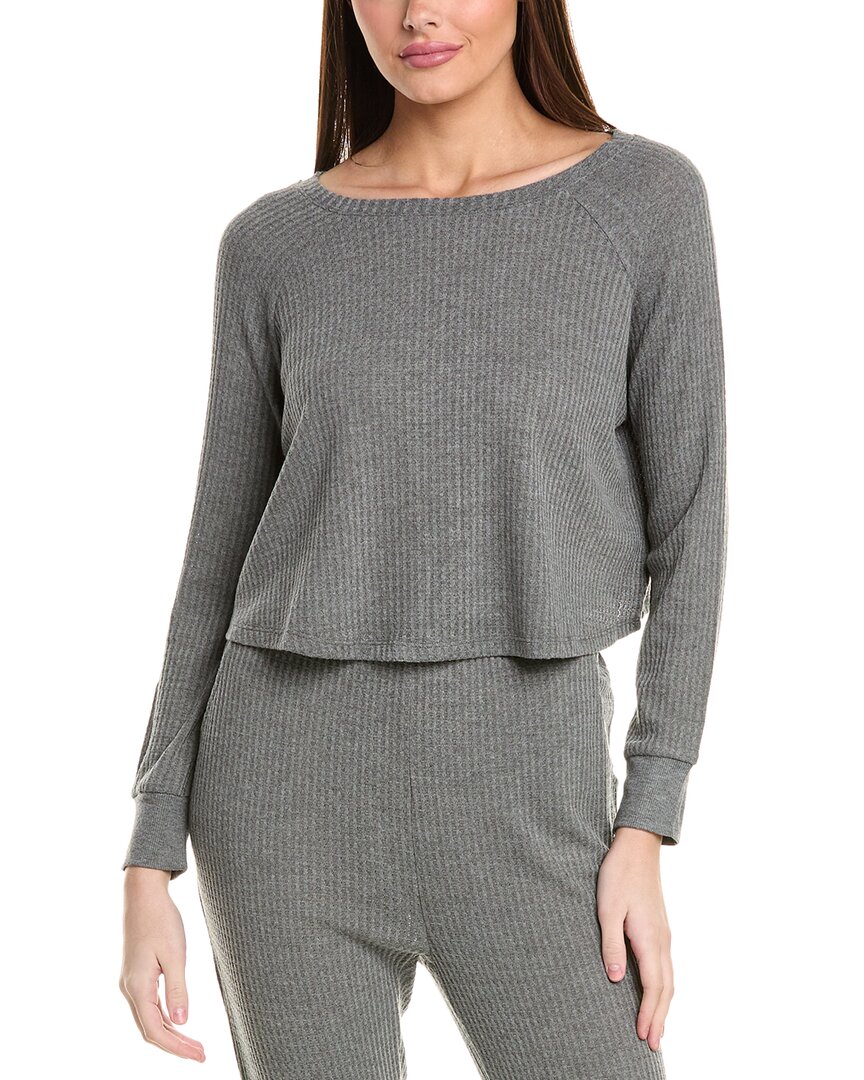 Honeydew Intimates Sneak Peek Sweatshirt In Grey