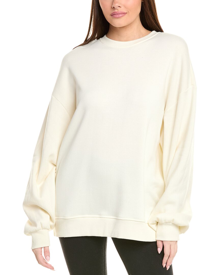 Rachel Parcell Crewneck Sweatshirt In White