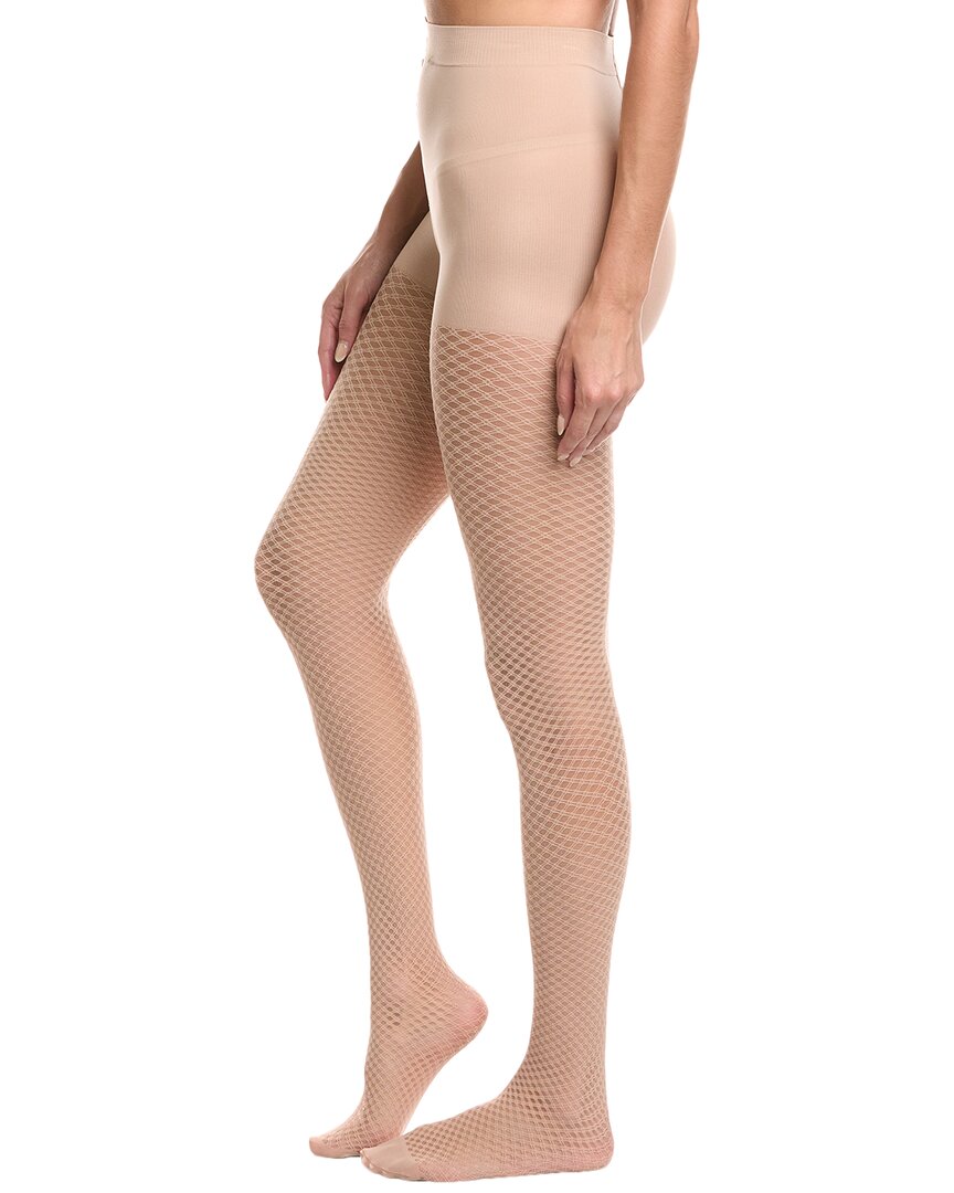 Emilio Cavallini Double Net Tights In Pink