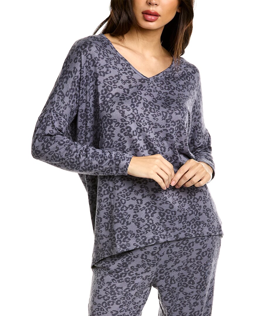 N Natori Natori Animale Cocoon Top In Grey
