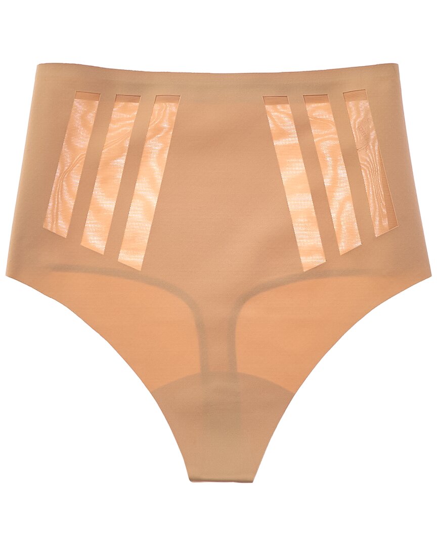 Commando Luxe Control Thong In Brown