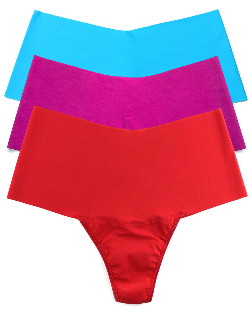 Hanky Panky Breathe Assorted 3-pack High Waist Thongs