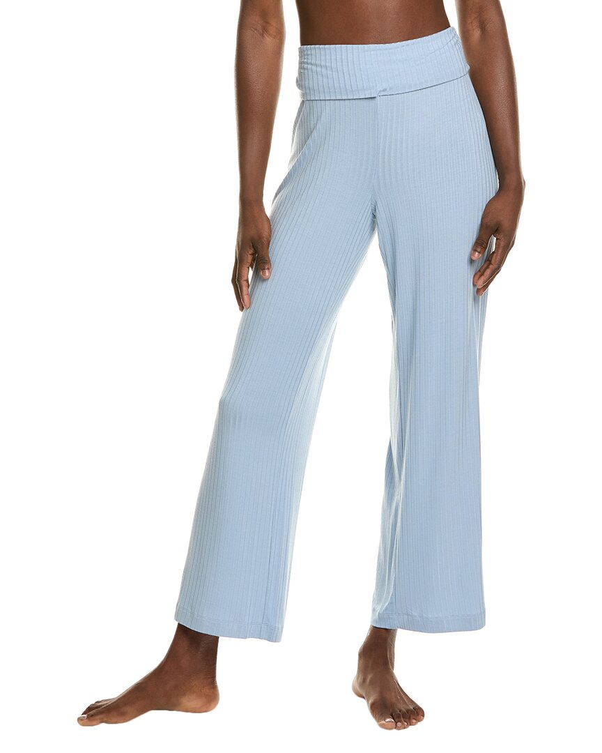 Natori Edit Skye Rib Pant In Blue