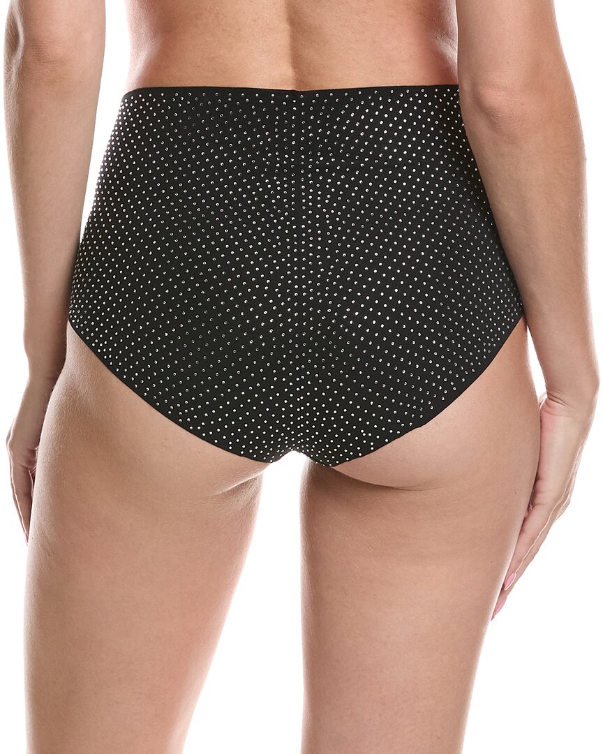 Commando Party Starter High Rise Bikini Bottom In Black