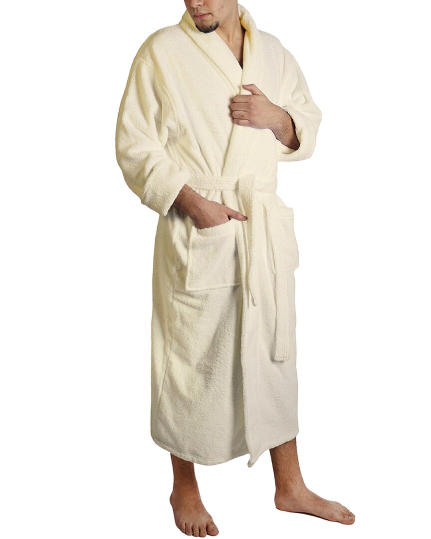 Superior Dnu  Men's Turkish Cotton Terry Ultra-plush And Absorbent Long Bathrobe