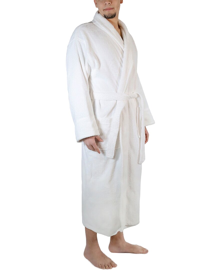 Superior Men's Turkish Cotton Terry Ultra-plush And Absorbent Long Bathrobe