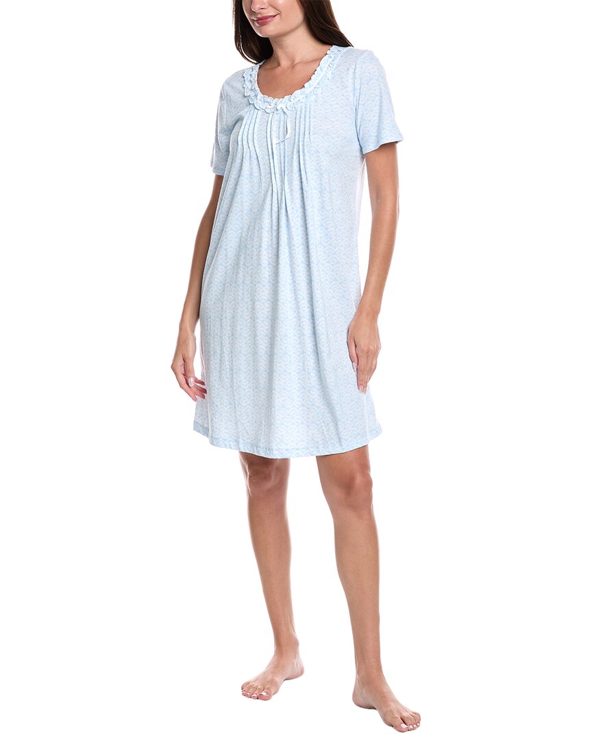 Carole Hochman Night Gown In Blue