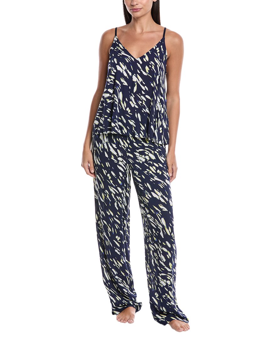 Dkny 2pc Cami & Pant Set In Blue