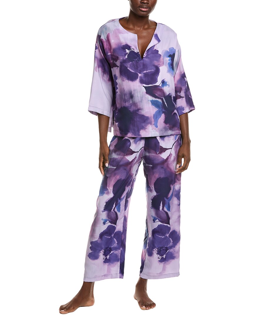 Natori 2pc Mizuki Pant Set In Purple