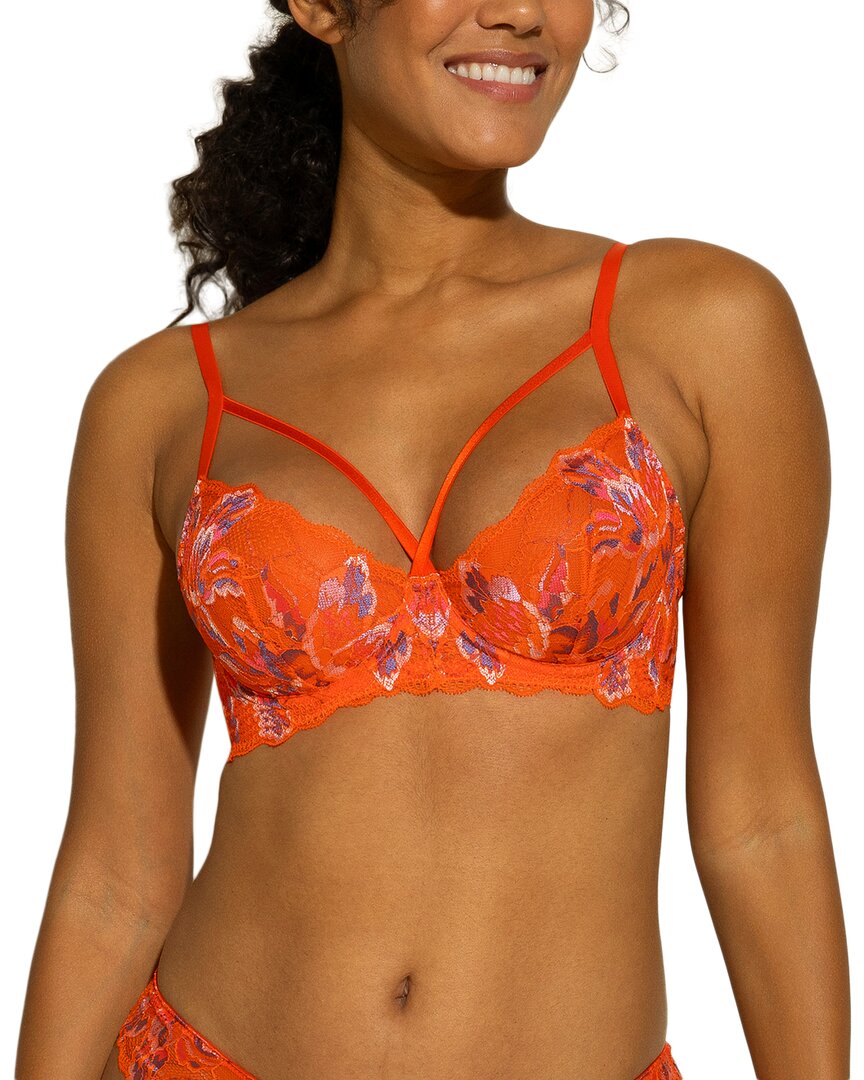 Cosabella Paradiso Underwire Demi Bra In Orange