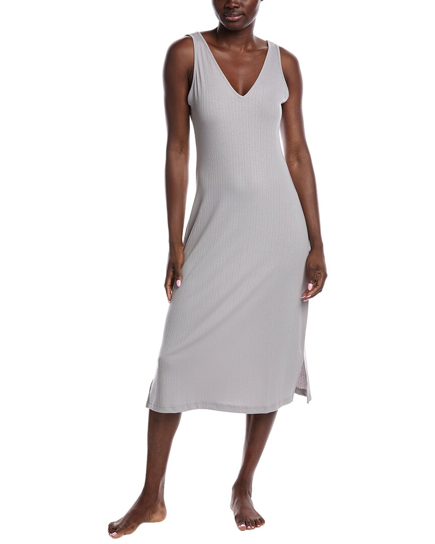 N Natori Soothe Rib Slip Dress In White