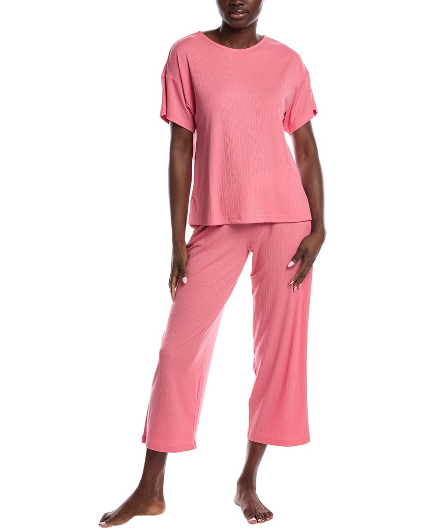 N Natori 2pc Soothe Pajama Set In Pink