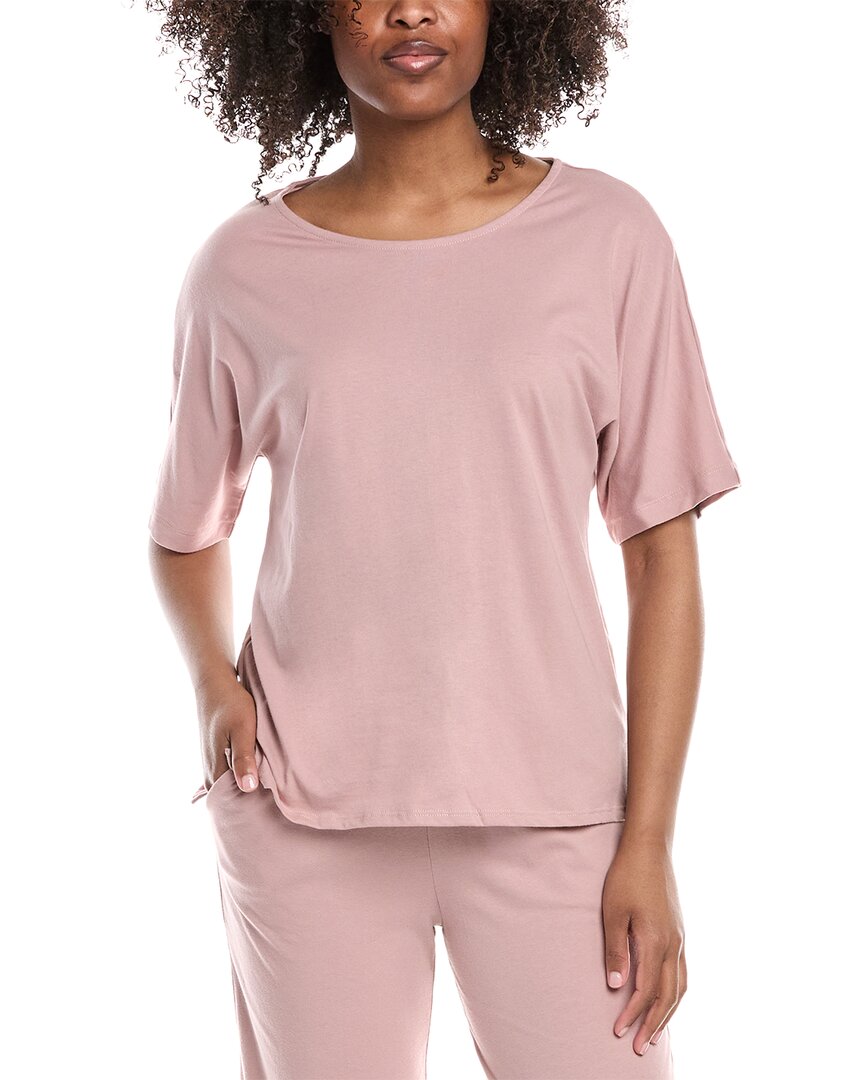N Natori Breeze Scoop Dolman Top In Brown