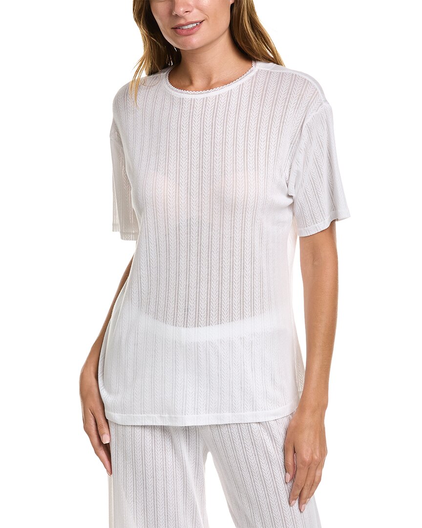 Shop Andine Esme T-shirt In White