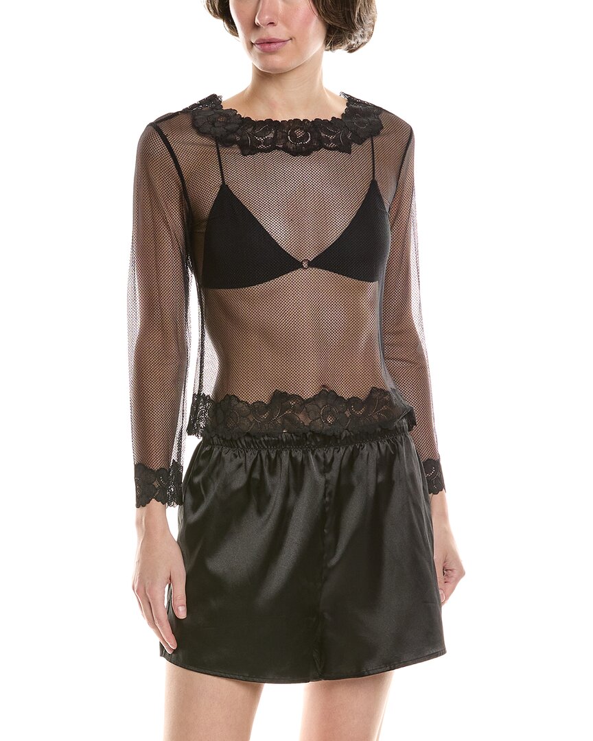 Natori Mesh Top