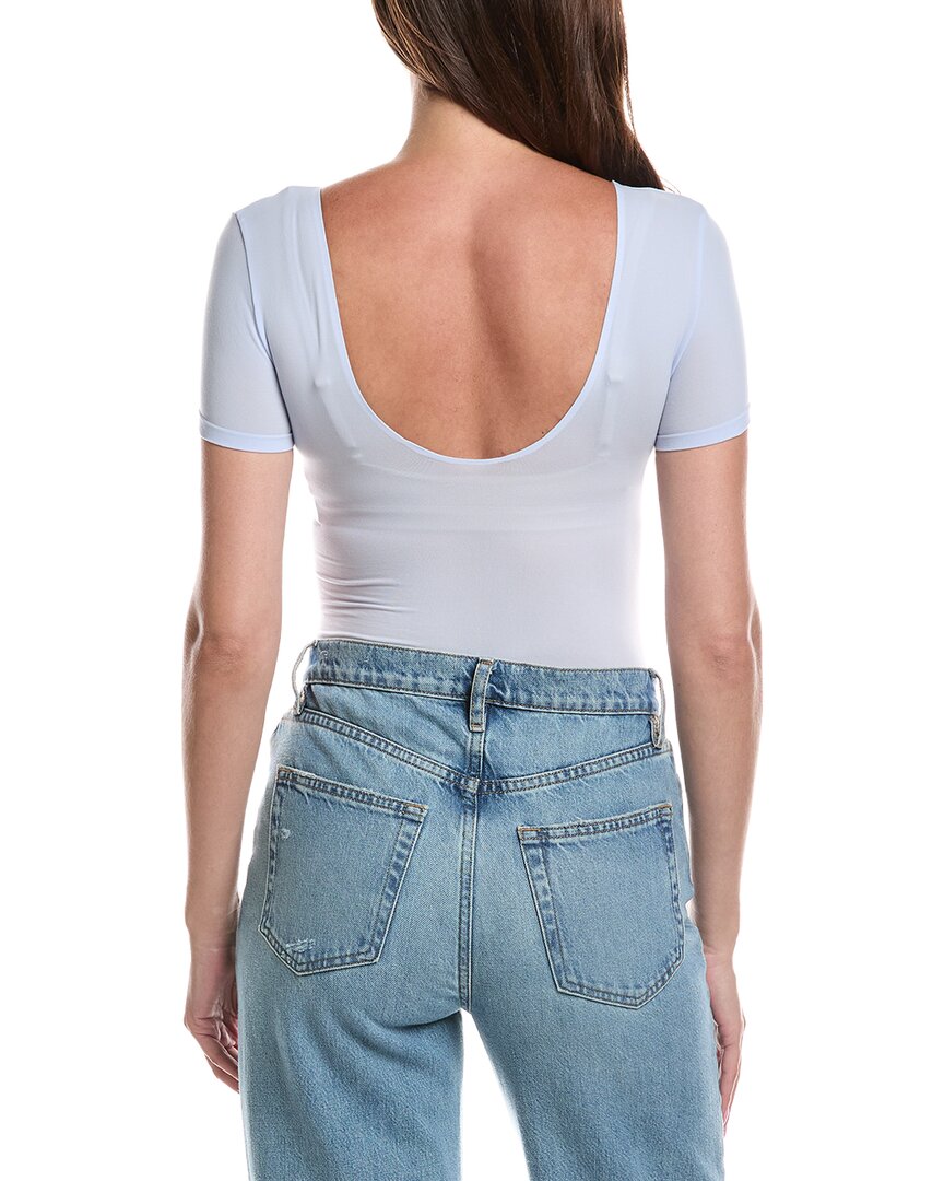 Commando Bb Cap Sleeve Bodysuit In Blue