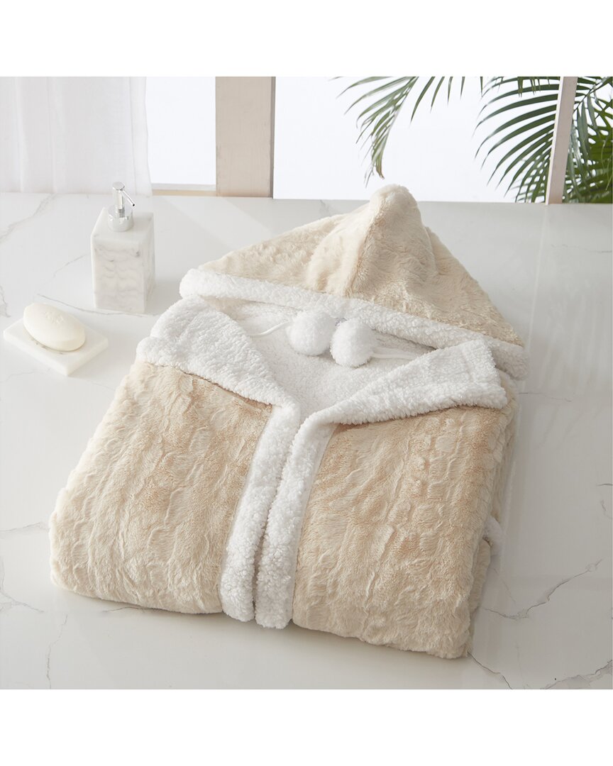 Chic Home Lanting Hooded Snuggle In Beige