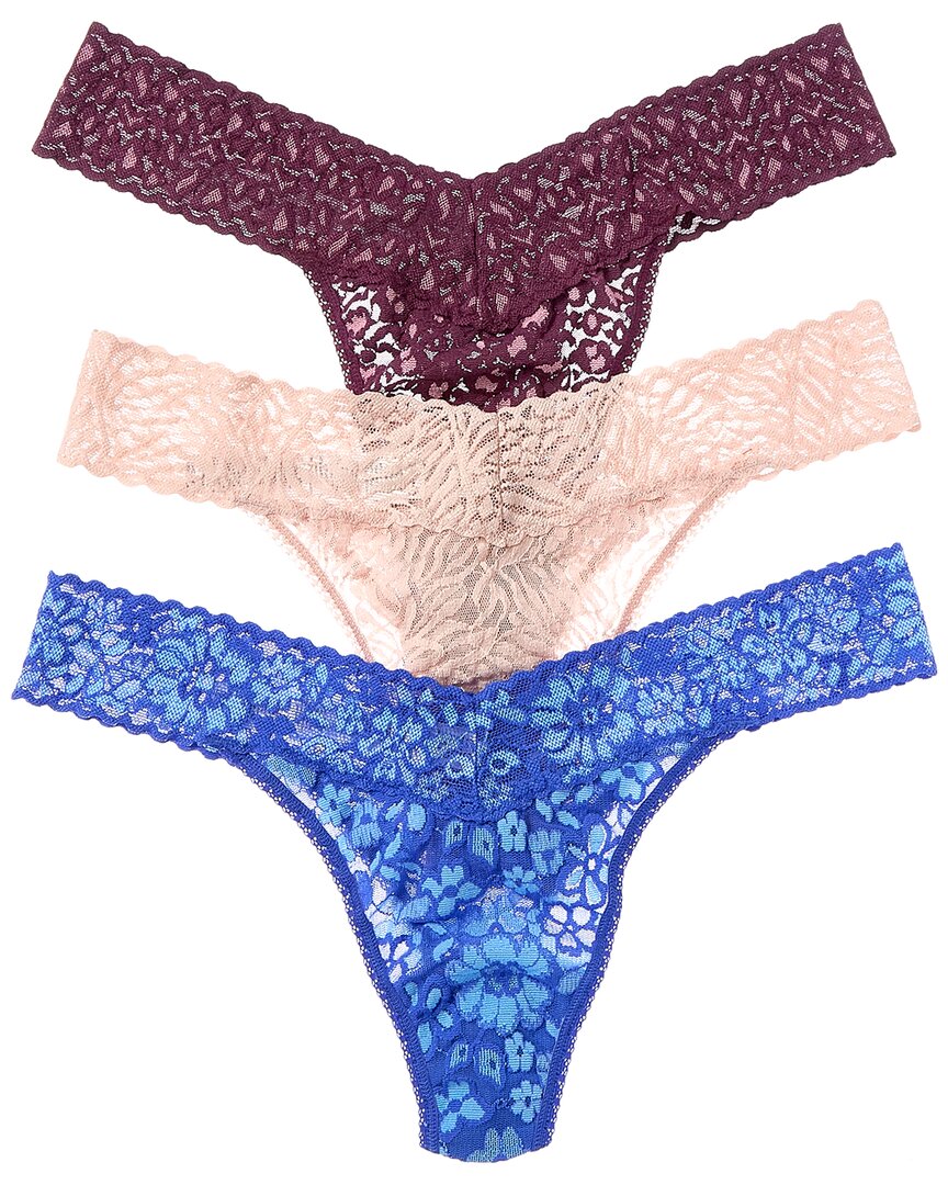 Hanky Panky 3ps Crossdye Leopard Low-rise Thong
