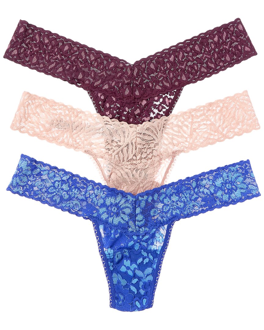 Hanky Panky 3ps Crossdye Leopard Low-rise Thong