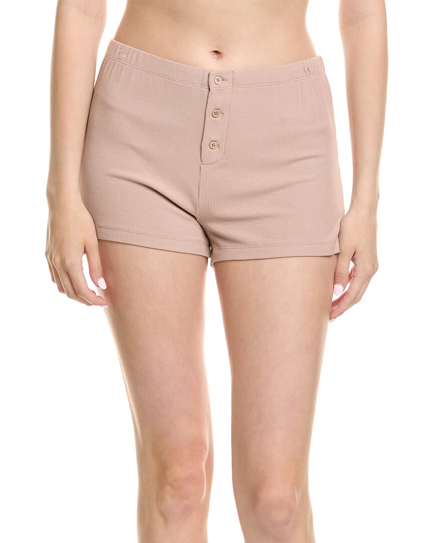 Barefoot Dreams Malibu Collection Ultra Soft Rib Boxer Short