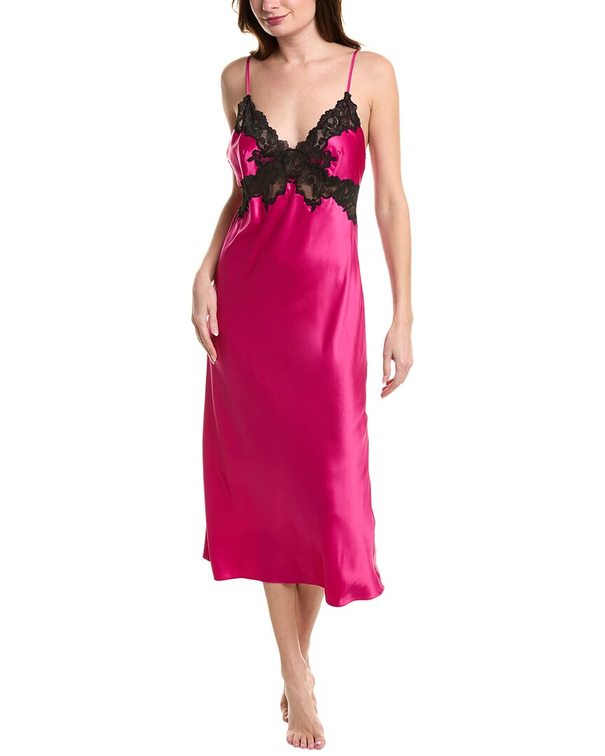Natori Peony Glamour Gown In Pink