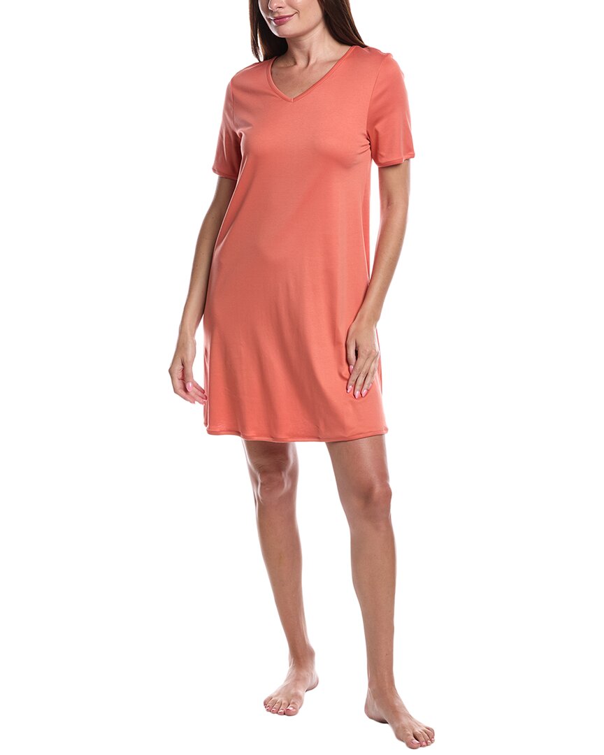 Hanro Cleo Nightdress In Orange