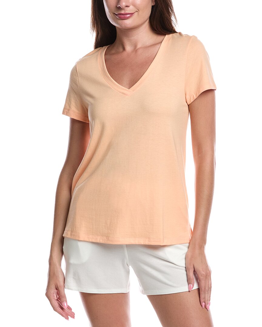 Hanro Sleep & Lounge T-shirt In Orange