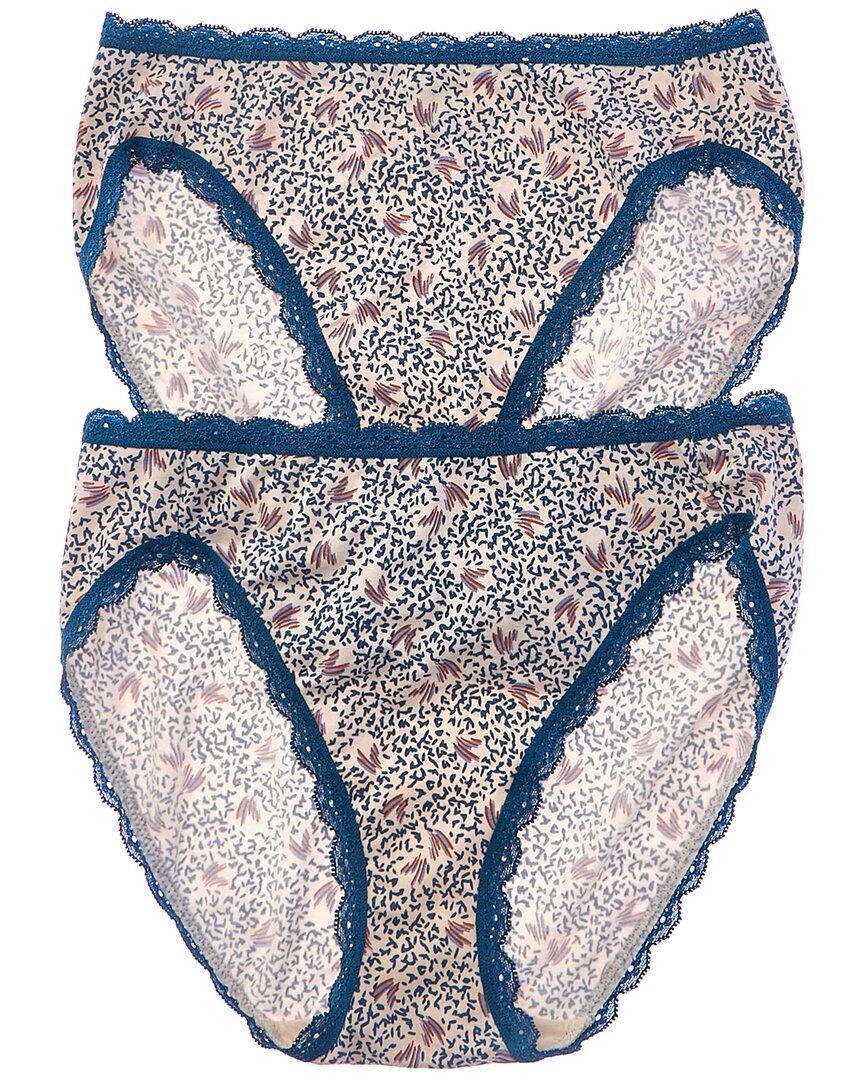 B.tempt'd By Wacoal 2pk Inspired Eyelet Hi-leg In Multi