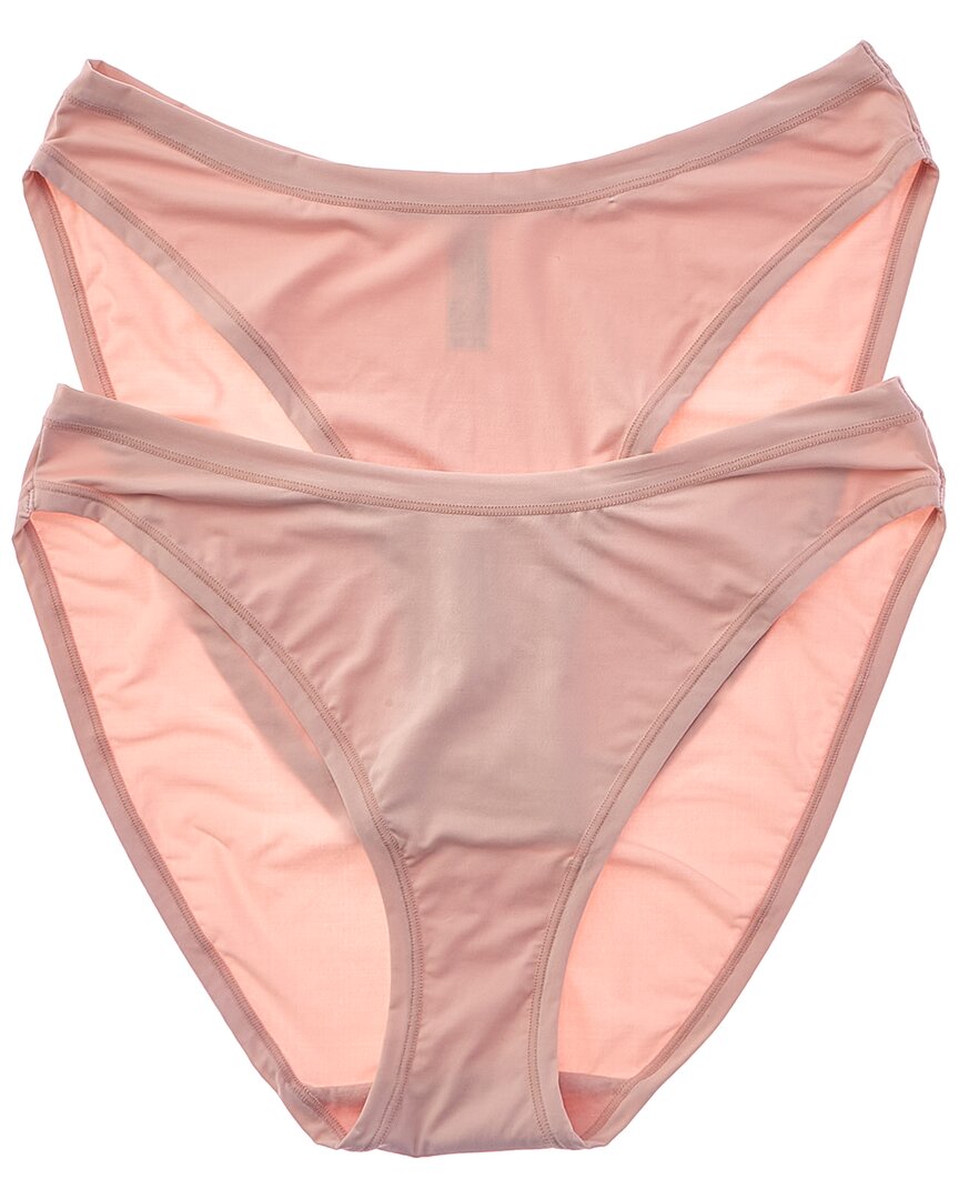B.tempt'd By Wacoal 2pk Future Foundation Hi-leg In Pink